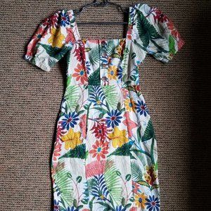 Farm Rio Vintage Garden Midi Dress